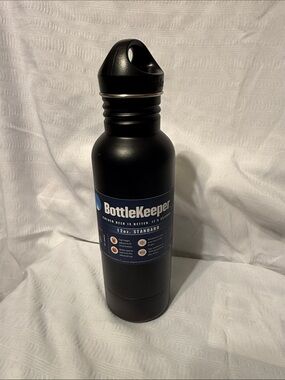 Insulated Black 12 oz Bottle Holder